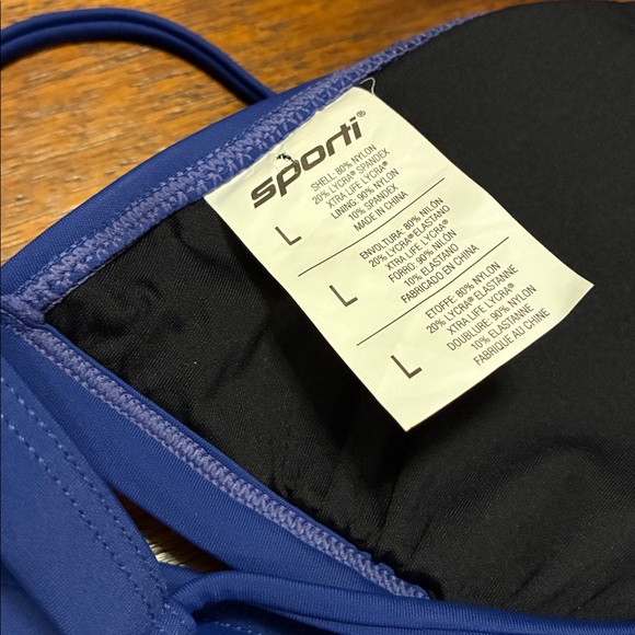 Sporti Active Bikini top Large Blue - Picture 2 of 12